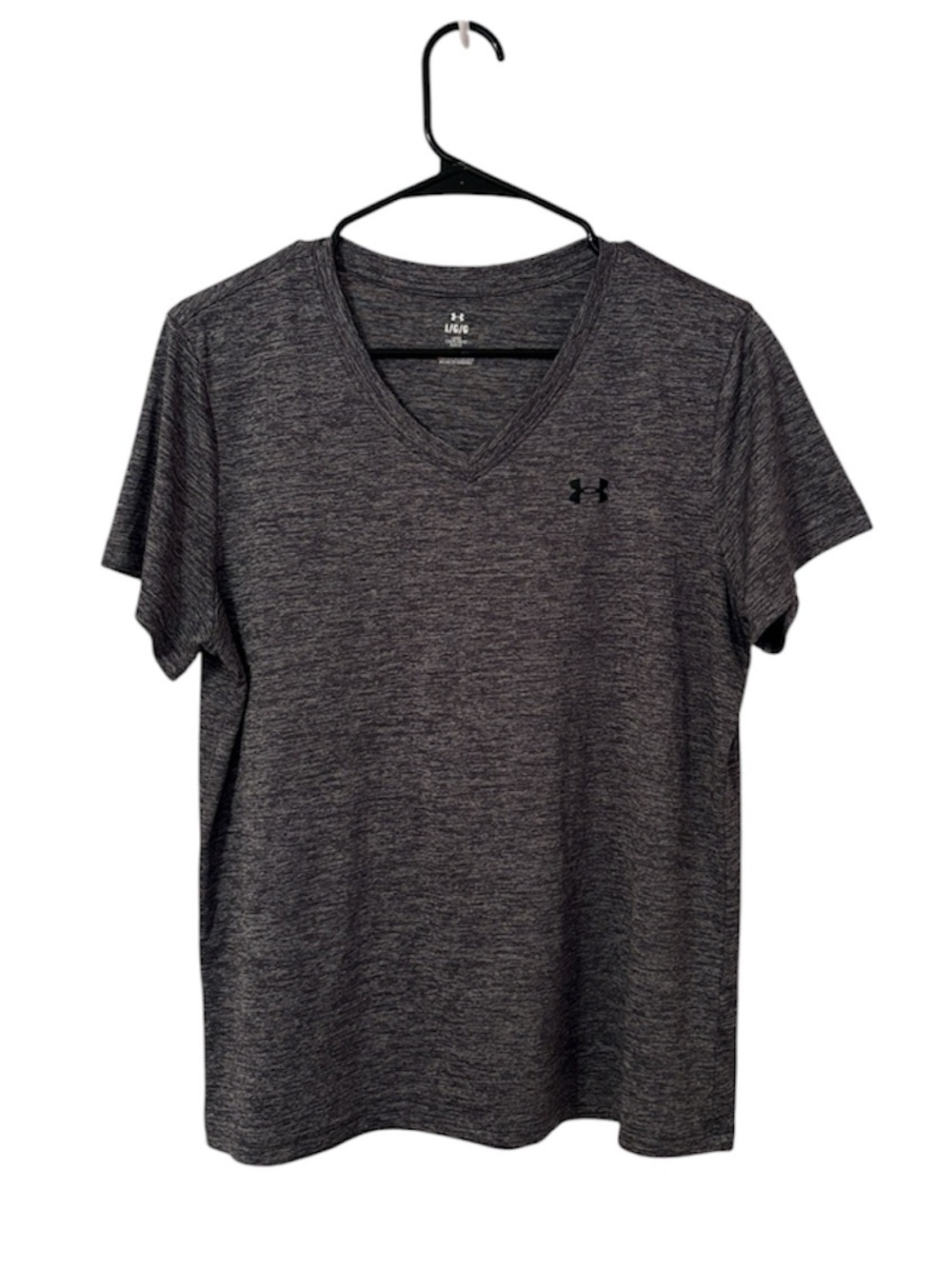 Under Armour Gray Tech V Neck Athletic T-Shirt